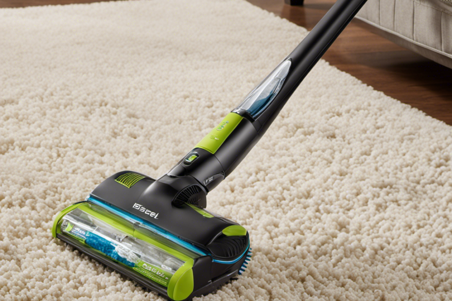 An image capturing the effortless cleaning power of the Bissell Pet Hair Eraser