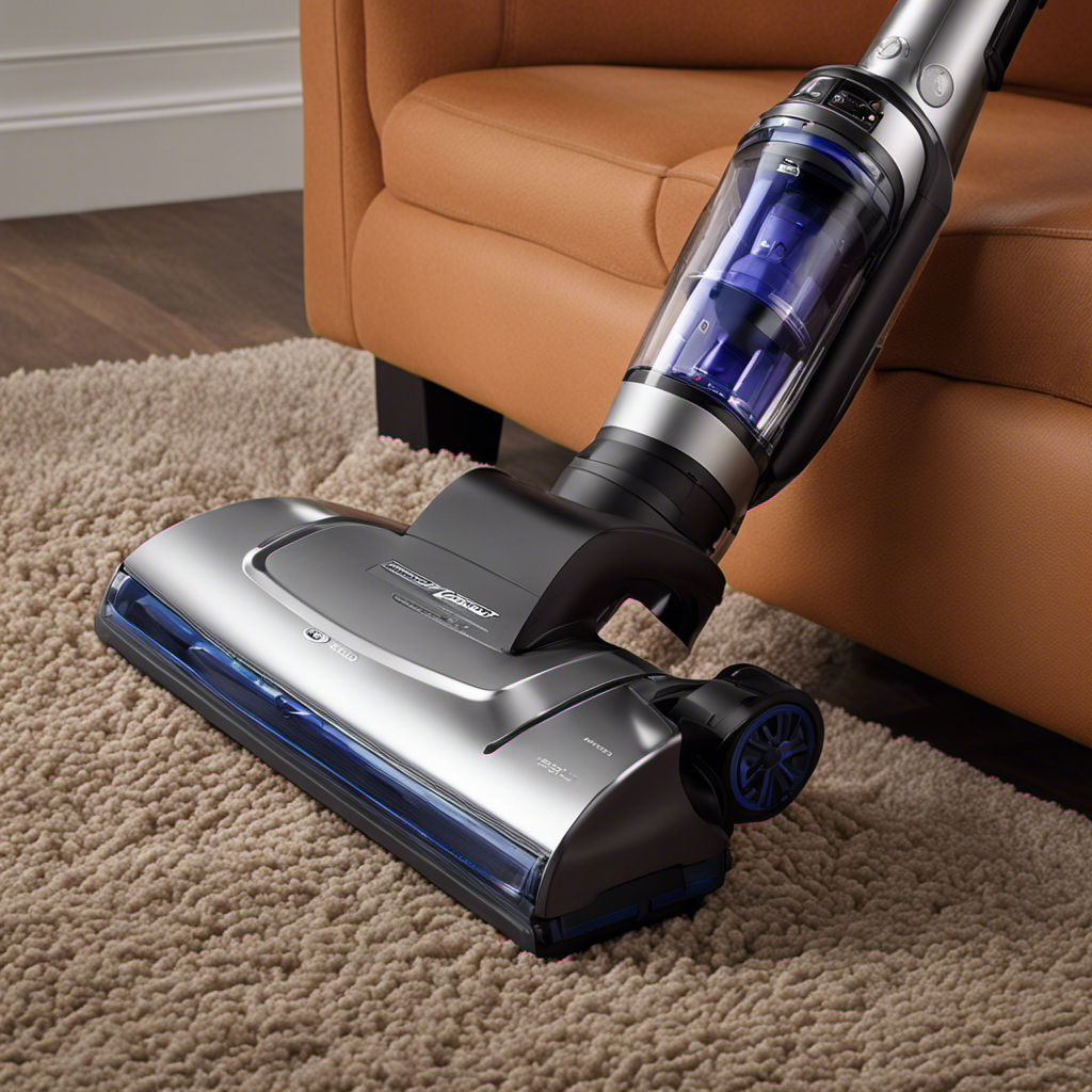 An image showcasing the HV300 vacuum effortlessly capturing pet hair from various surfaces like carpets, sofas, and car seats