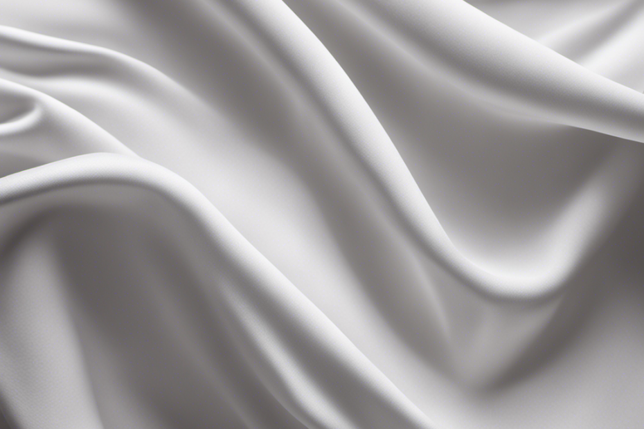 An image of a neatly folded white bedsheet covered in a thick layer of pet hair
