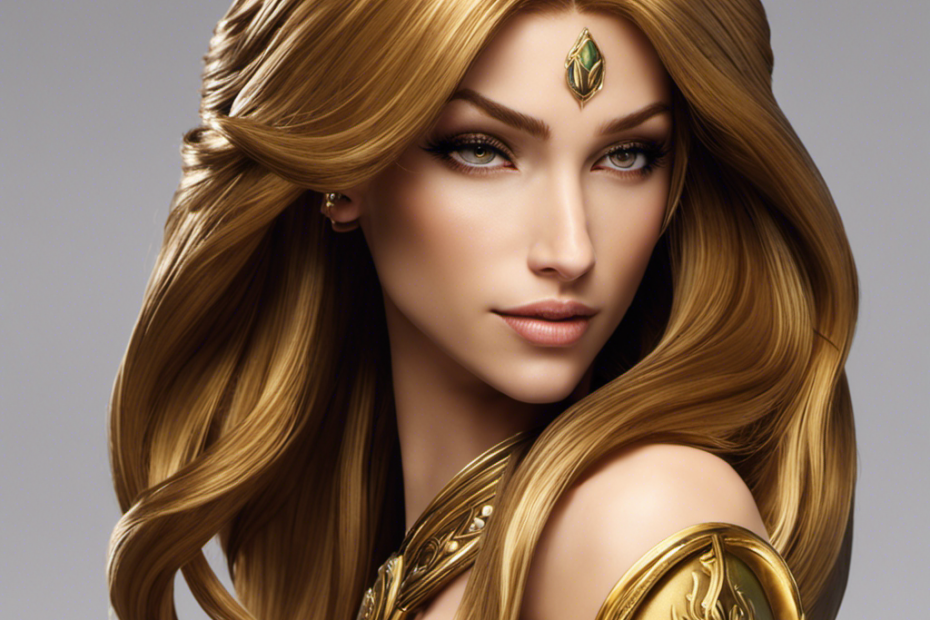An image showcasing a character in World of Warcraft using a radiant shampoo bottle, gently massaging it into their hair