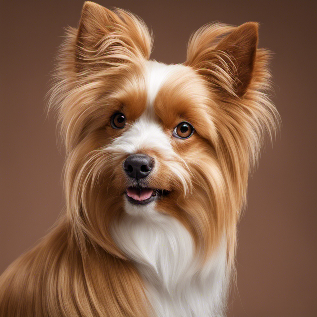 An image showcasing a person with a vibrant, healthy-looking hairstyle, meticulously groomed and completely free from any visible pet dander