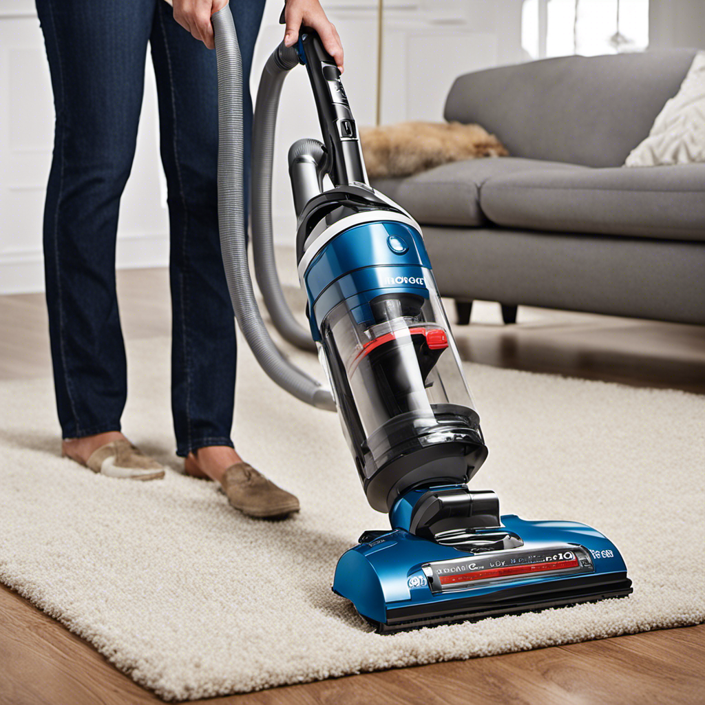 An image showcasing a step-by-step guide on replacing a Hoover pet hair attachment