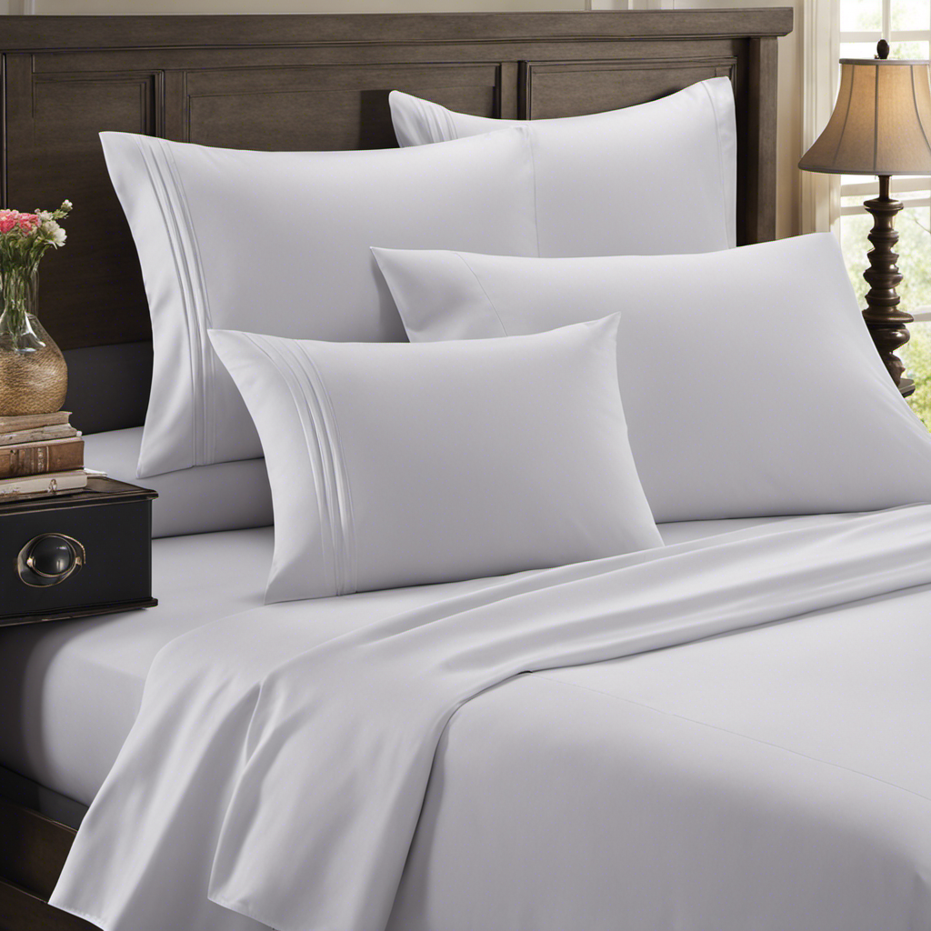 An image showcasing a bed covered in tightly woven, microfiber sheets with a smooth finish, repelling pet hair effortlessly