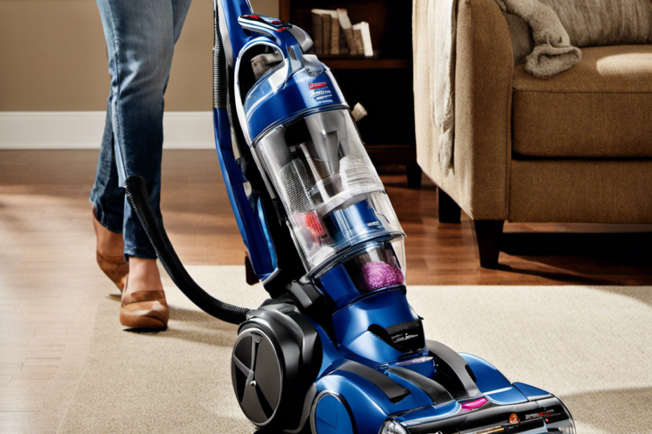 An image showcasing the Bissell Power Lifter Pet vacuum cleaner
