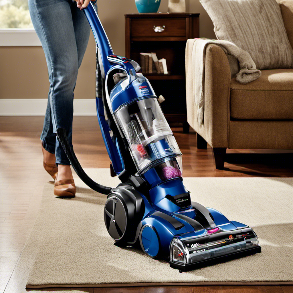 An image showcasing the Bissell Power Lifter Pet vacuum cleaner