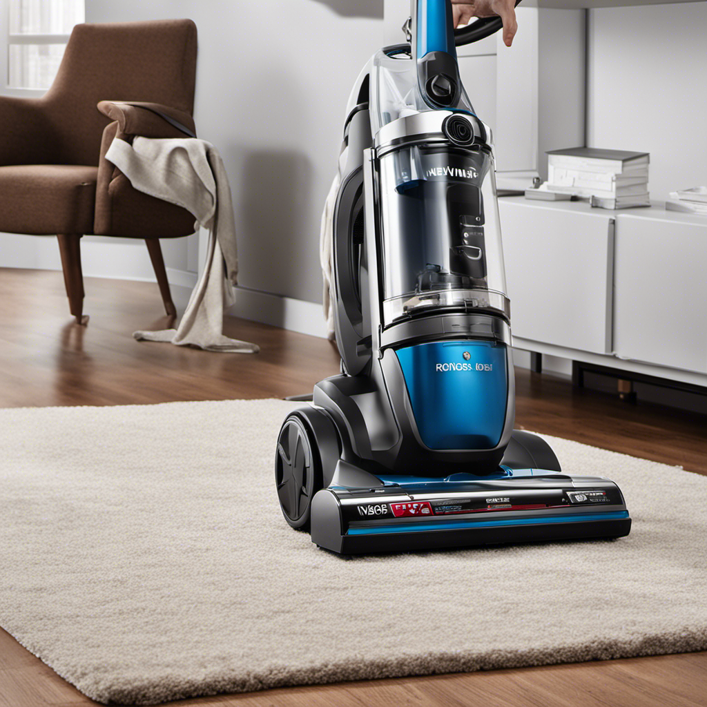 An image showcasing a side-by-side comparison of the Rotator NV680 and Navigator 540 vacuum cleaners in action, effectively capturing their performance on various surfaces and their ability to tackle pet hair