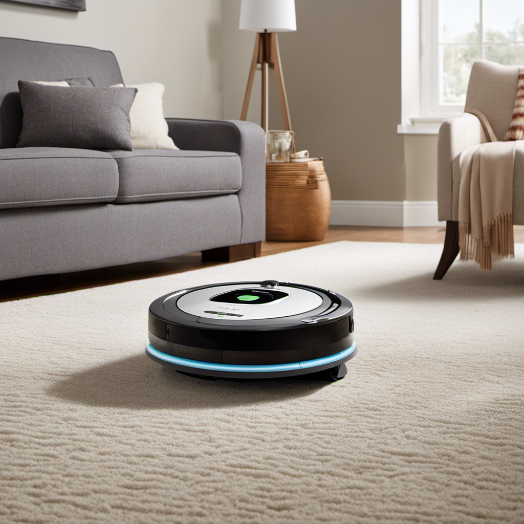 An image showcasing different Roomba models, each one equipped with a specialized pet hair cleaning brush, effortlessly removing pet hair from carpets and floors