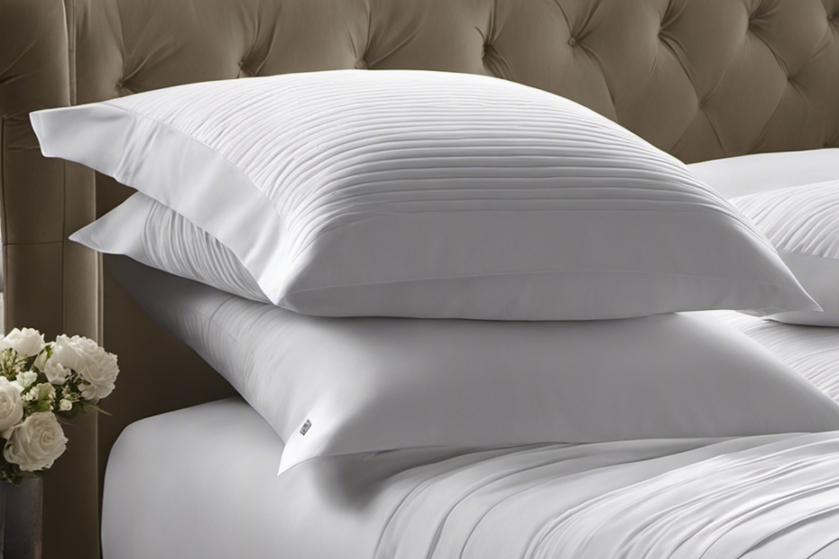 An image featuring a close-up of freshly laundered sheets, impeccably clean and hair-free